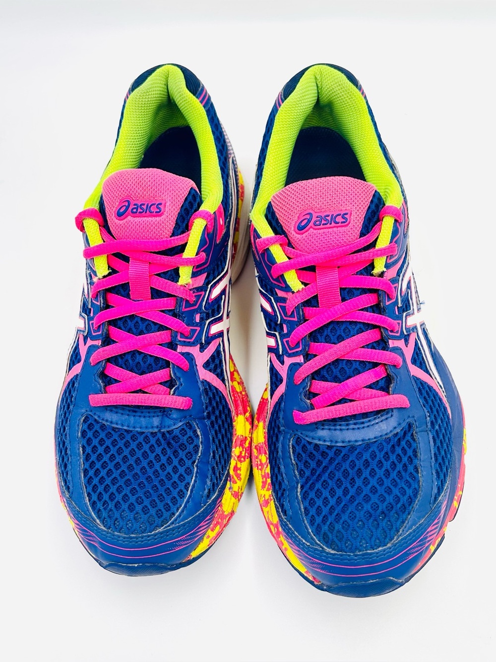 ASICS Gel Flux 3 Running Shoes Women’s Size 8.5 Blue Pink Athletic Sneakers - Picture 7 of 10